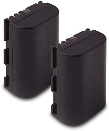 2 Pack Replacement Canon LP-E6 LP E6N Battery for Canon 60D, 70D, 80D, 5DS R, 5D Mark II III IV, 6D, 7D, C700, XC15, Cameras (2650mAh, 100% Compatible with Original)