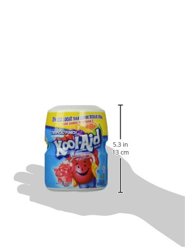 Kool-Aid Summer Blast Tropical Punch Flavored Powdered Drink Mix (19 oz Canister)