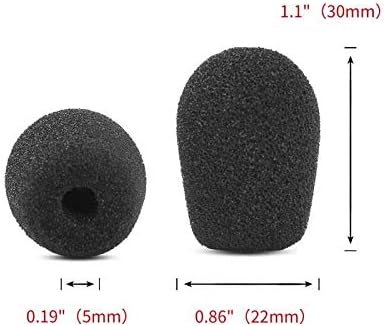 Ear Pads Replacement B450-XT Microphone Foam Compatible with VXI Blueparrott B450-XT B450XT Bluetooth Headset Mod Kit Ear Cushions Cups (Ear Pads + Microphone Foam)