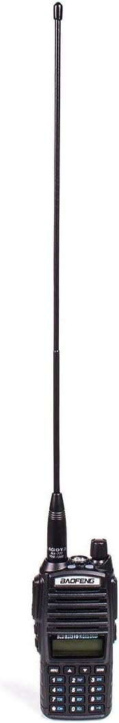 Authentic Genuine Nagoya NA-771 15.6-Inch Whip VHF/UHF (144/430Mhz) Antenna SMA-Female for BTECH and BaoFeng Radios
