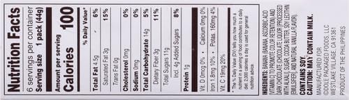 Dole Frozen Dark Chocolate Dippers, Dark Chocolate Covered Banana Slices, 1.55 Oz Pack, 6 Snacks
