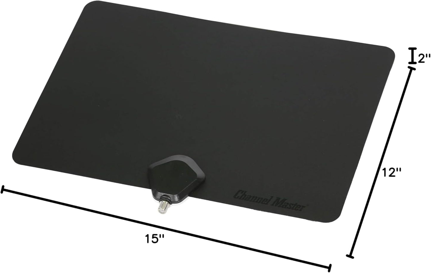 Channel Master Flatenna Ultra-Thin Indoor TV Antenna 35 Mile Range - Dual Sided Black or White - CM-4001HDBW