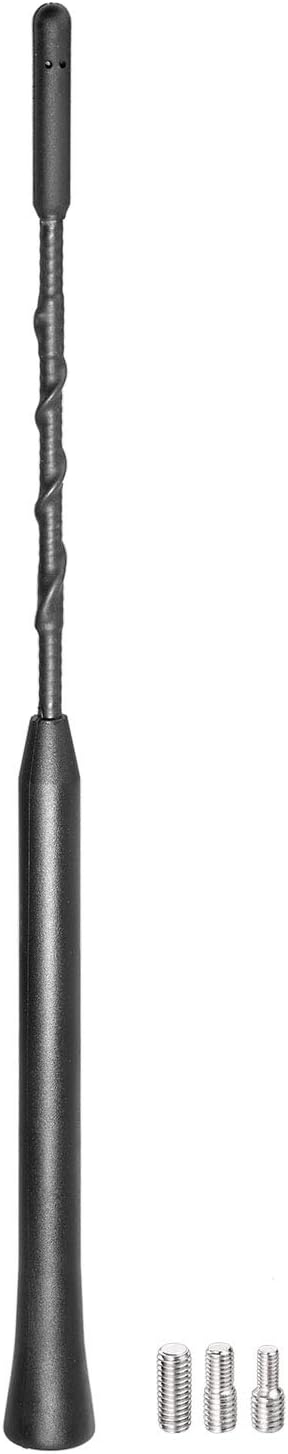 Bingfu Universal Vehicle Roof Mount Rubber Car Antenna Replacement Mast 9inch Compatible with Jeep Ford GMC Dodge Chevrolet Toyota Hyundai Infiniti Kia Nissan Chevy Mazda 3 Subaru Forester Vehicles