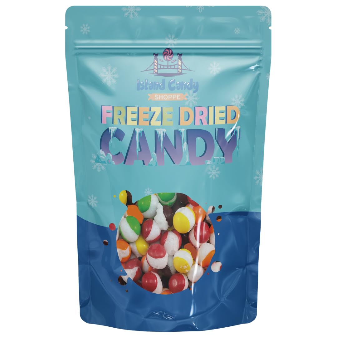KD Supplies Freeze Dried Crunchy Comets - Premium Freeze Dried Crunchy Candy With an Enhanced Flavor (10 oz, Original Rainbow)