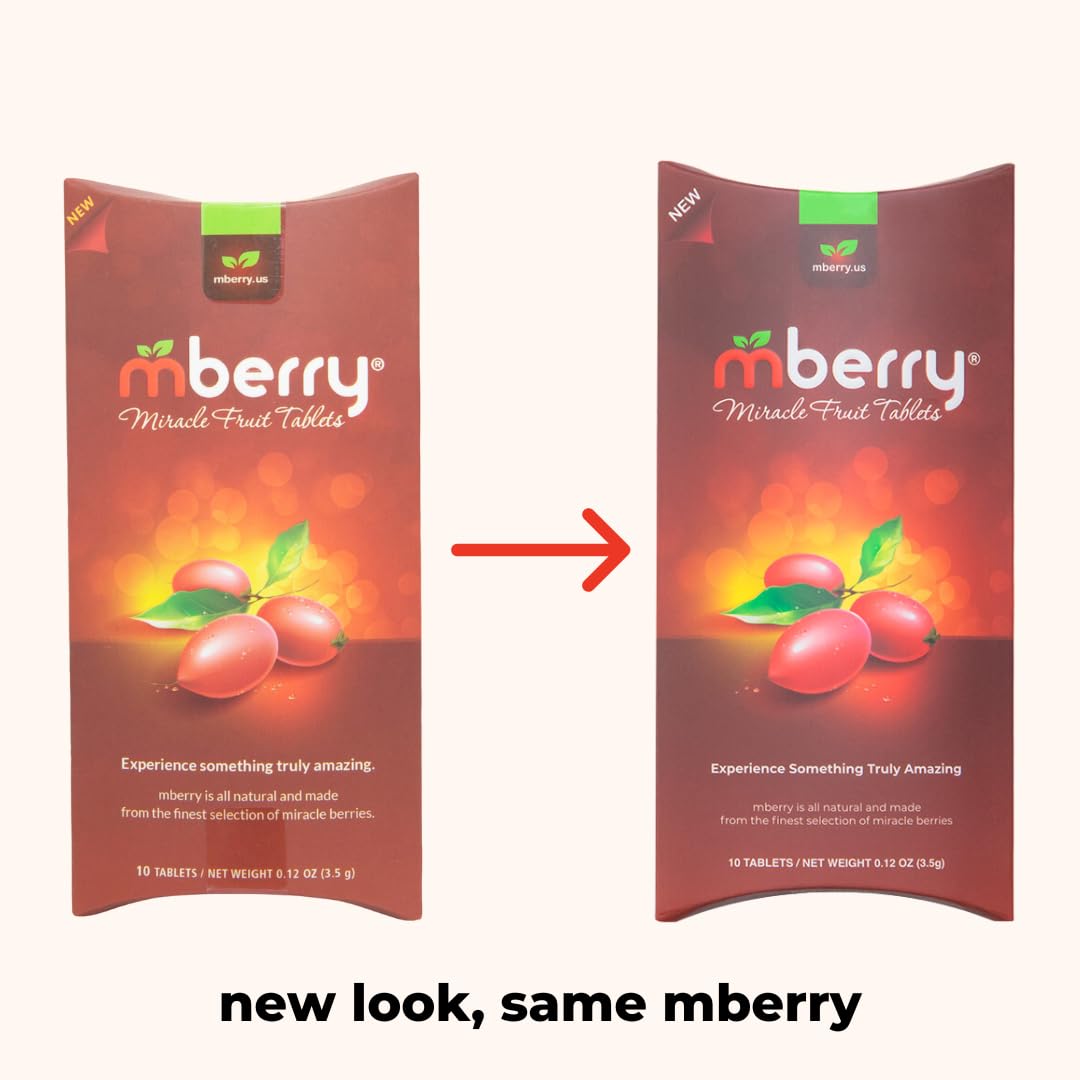 mberry Miracle Berry Tablets, Miracle Fruit Snacks, 10 Count, .12 Ounce, Pack of 1