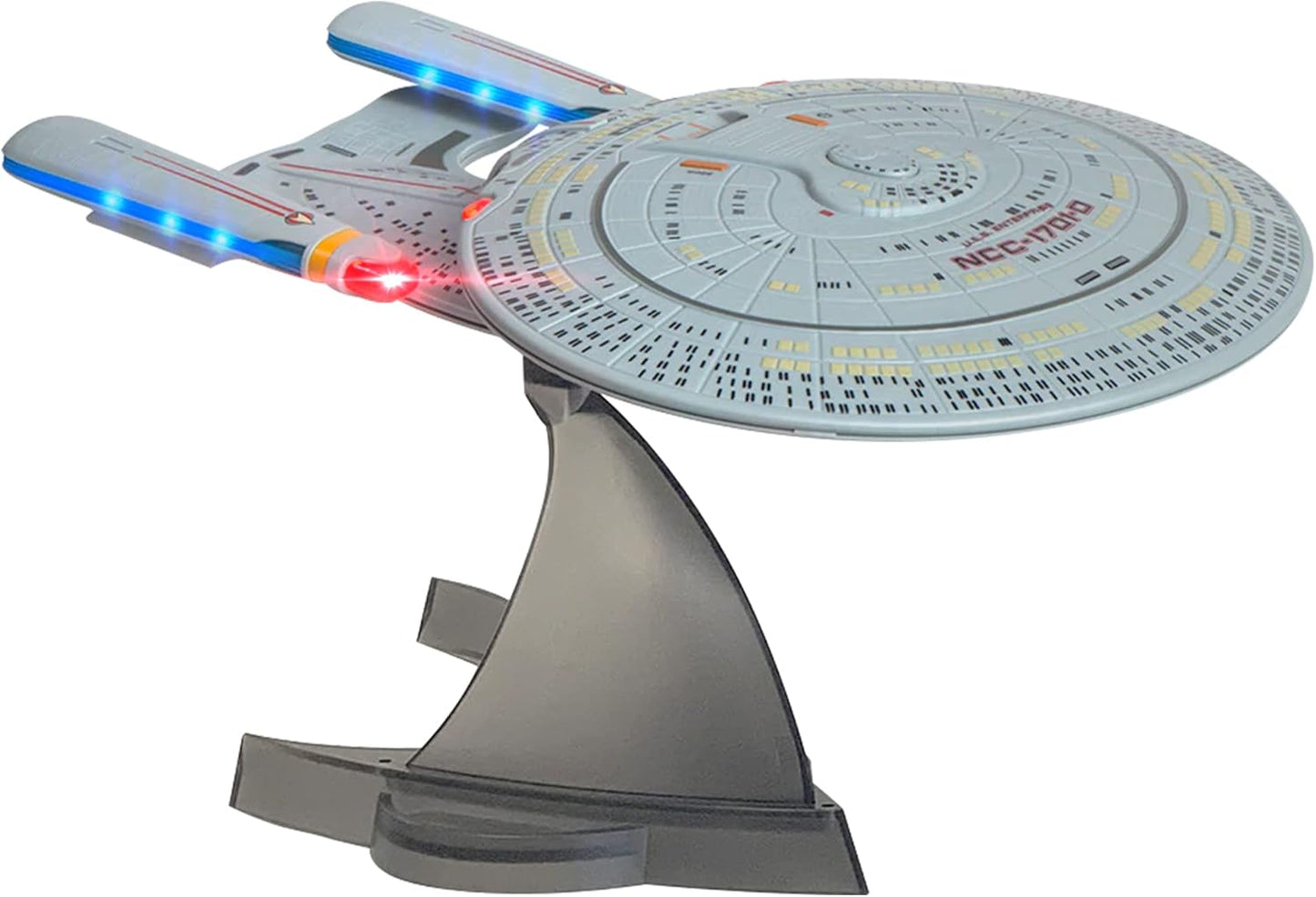 FAMETEK Star Trek U.S.S. Enterprise 1701-D β Replica Bluetooth Speaker, Engine Noise Sleep Machine, Night Light, Sound Effects β Memorabilia, Gifts, Gadgets, Collectibles for Star Trek Fans