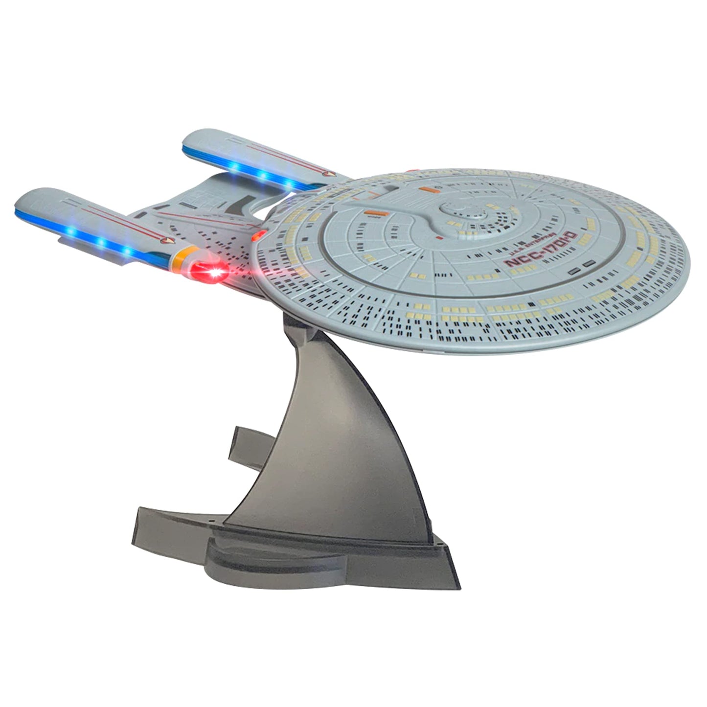 FAMETEK Star Trek U.S.S. Enterprise 1701-D β Replica Bluetooth Speaker, Engine Noise Sleep Machine, Night Light, Sound Effects β Memorabilia, Gifts, Gadgets, Collectibles for Star Trek Fans