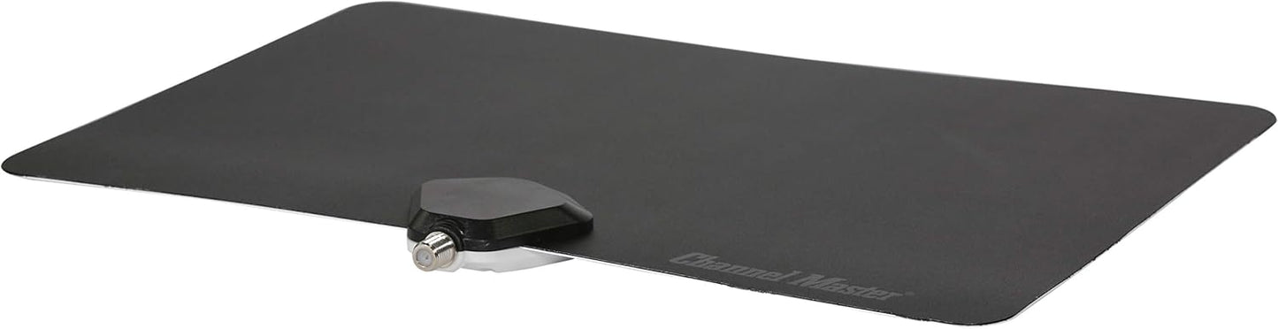 Channel Master Flatenna Ultra-Thin Indoor TV Antenna 35 Mile Range - Dual Sided Black or White - CM-4001HDBW