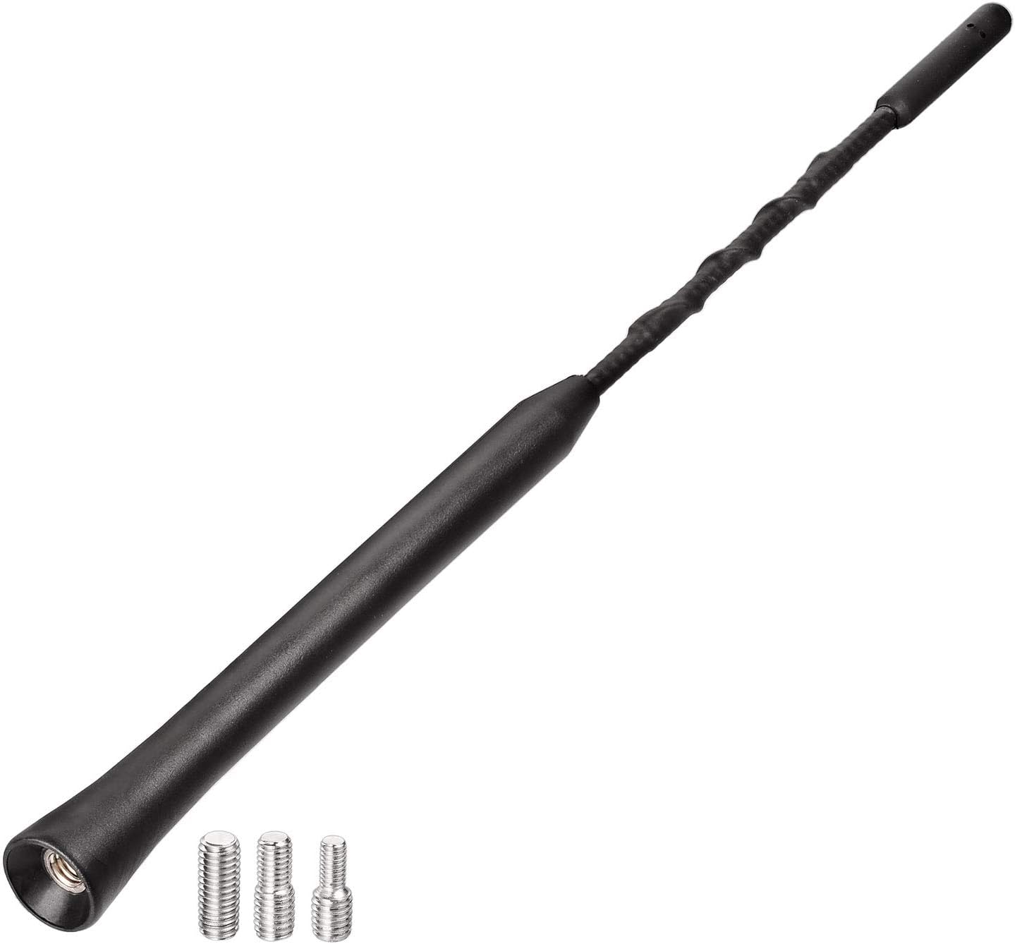 Bingfu Universal Vehicle Roof Mount Rubber Car Antenna Replacement Mast 9inch Compatible with Jeep Ford GMC Dodge Chevrolet Toyota Hyundai Infiniti Kia Nissan Chevy Mazda 3 Subaru Forester Vehicles