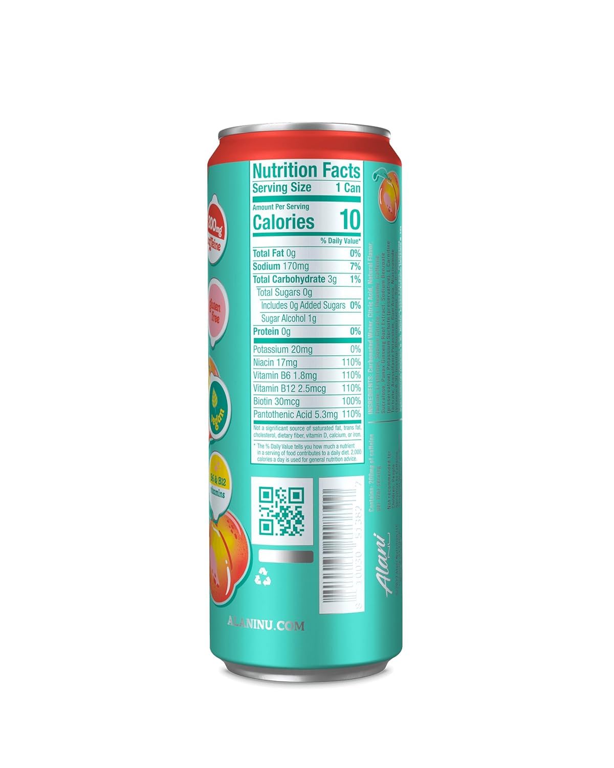 Alani Nu Variety Pack Sugar Free, Low Calorie Energy Drinks | 200mg Caffeine | Biotin, B Vitamins | Zero Sugar | 15 Calories or Less | 12 Fl Oz Cans | 12 Pack