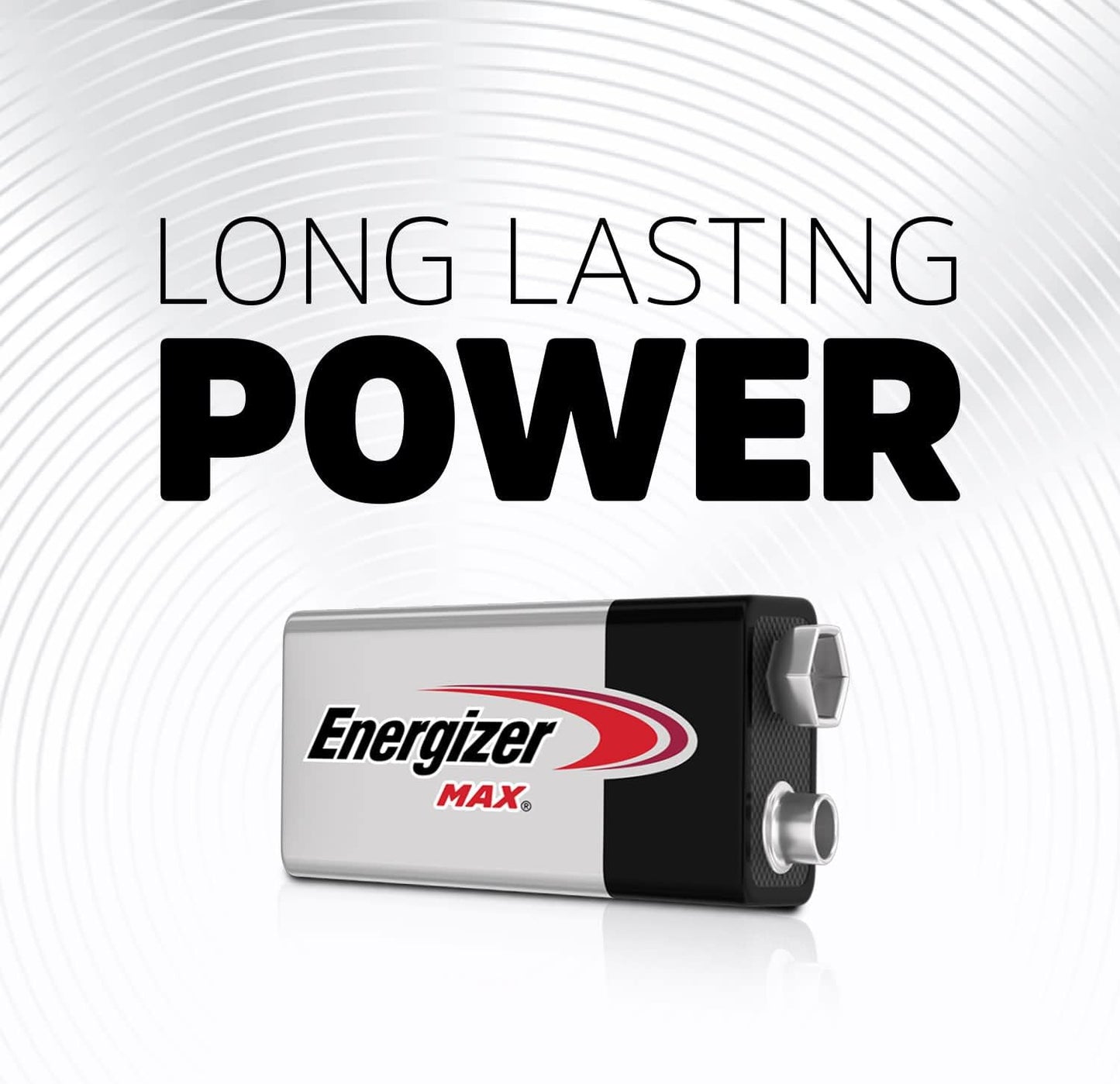 Energizer MAX 9V Batteries (1 Pack), 9 Volt Alkaline Batteries