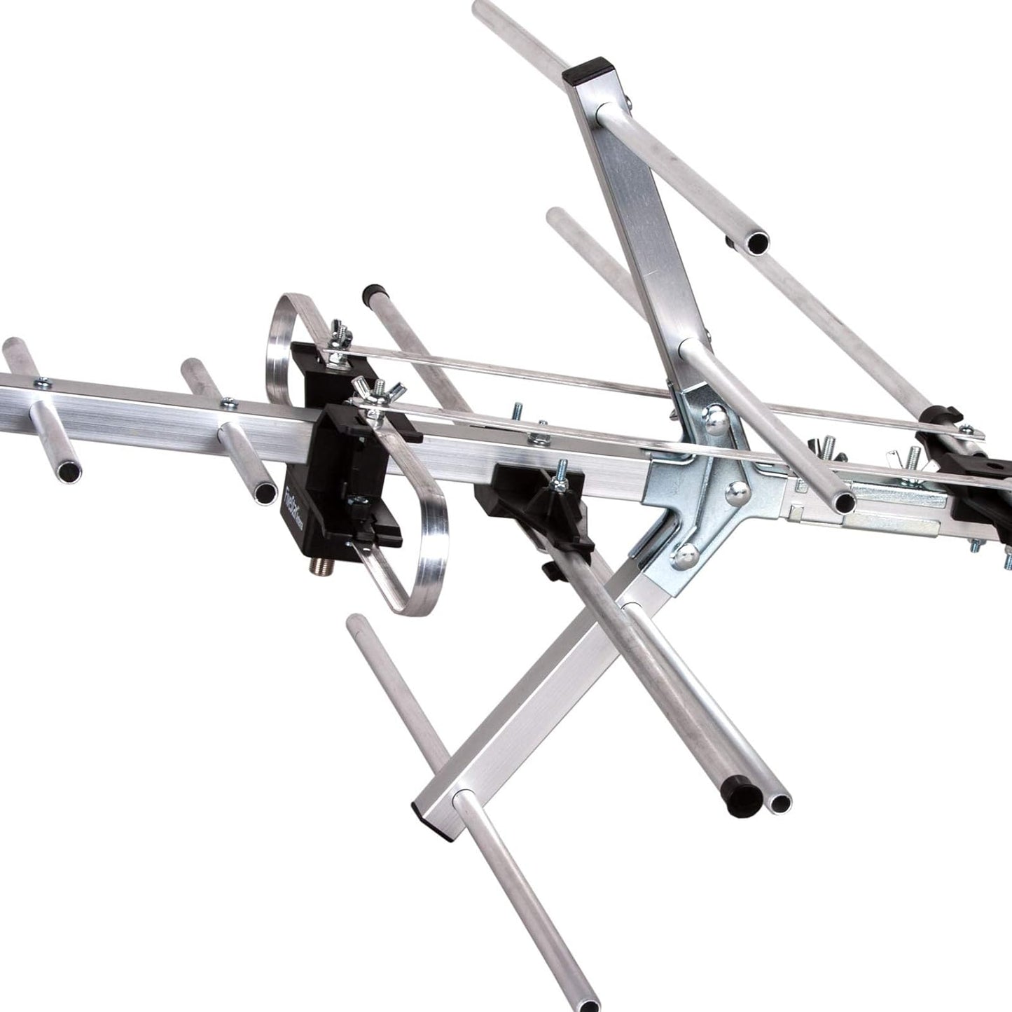 Five Star TV Antenna Indoor/Outdoor Yagi Satellite HD Antenna with up to 200 Mile Range - Attic or Roof Mount TV Antenna, Long Range Digital OTA Antenna for 4K 1080P with Mounting Pole