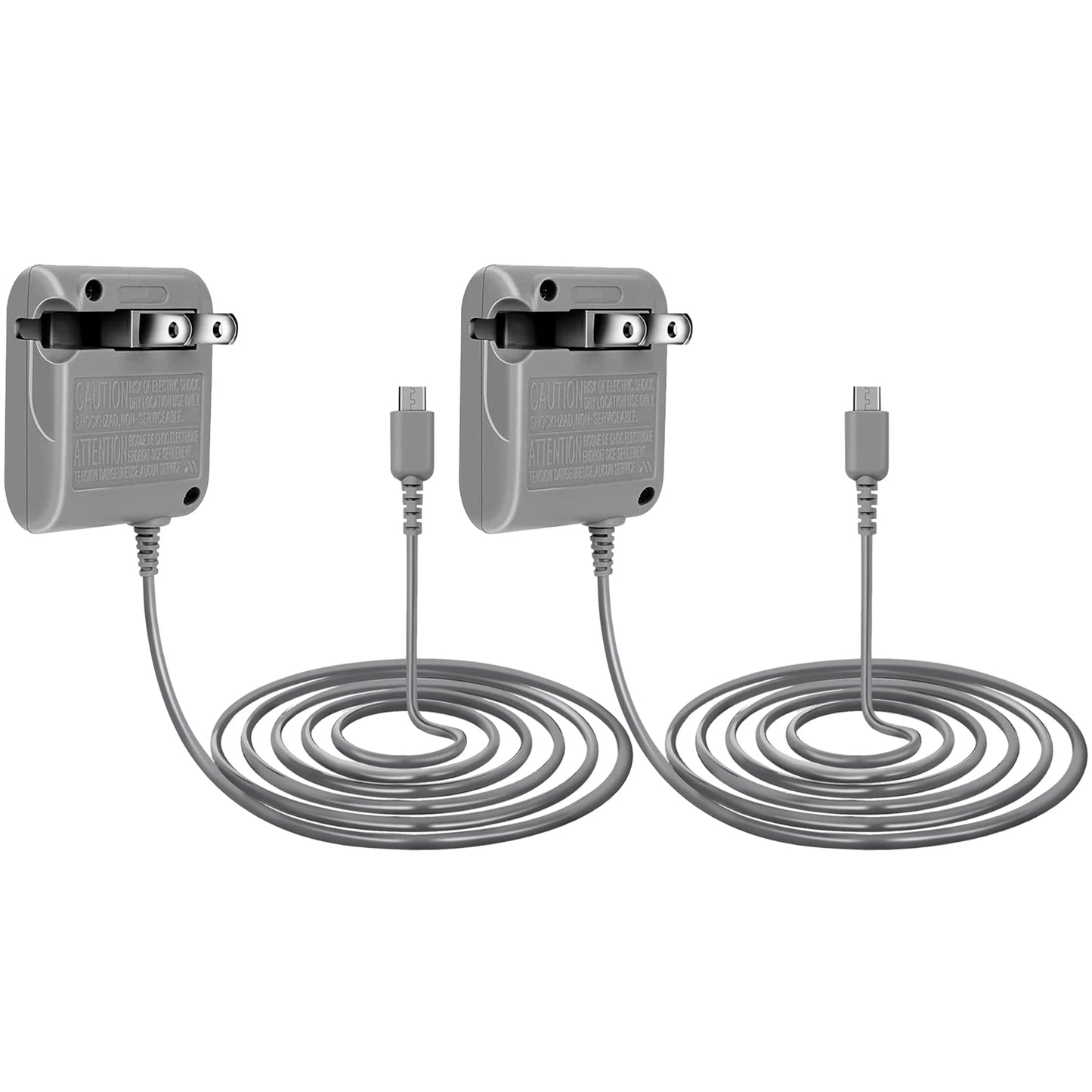 DS Lite Charger, DTOL DS Lite Charger Replacement for Nintendo DS Lite, AC Adapter Compatible with DS Charger (100-240v) 2 Pack