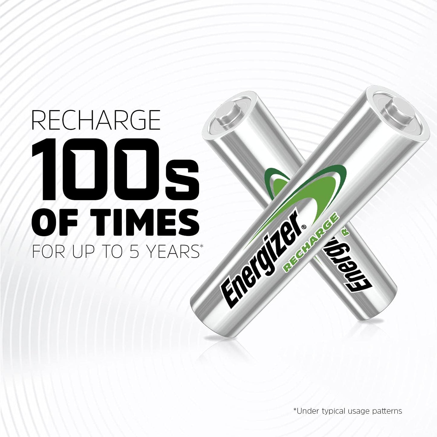 Energizer AAA Batteries, Pre-Charged Triple A Rechargeable Batteries, 2 Count