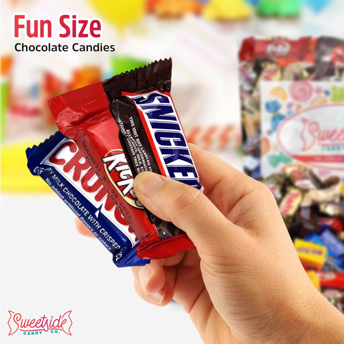 Chocolate Candy Variety Pack - Assorted Bulk Chocolate Mix - Movie Night Supplies, Gift, Snack Food Gift, Office Candy Assortment- Gift Bag for Birthday Party, Kids, College Students & Adults (5 LBS)
