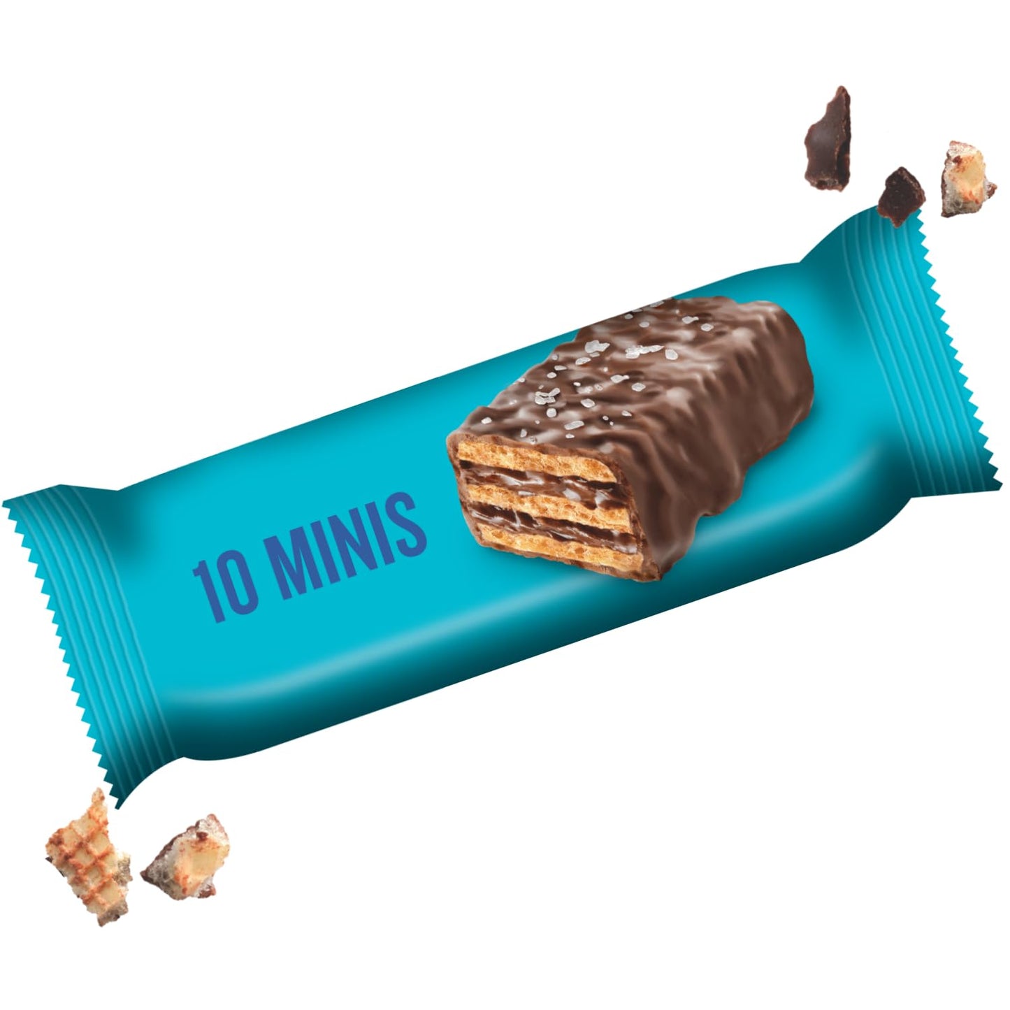 Little Secrets | Milk Chocolate Crispy Wafers | 10 Minis | Made in Europe | Nothing Artificial & No Sugar Alcohols | Sustainable Cocoa | 3.5 Ounce, Pack of 1