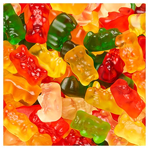 HARIBO Gummi Candy, Original Goldbears Gummy Bears, 3 Pound Party Size Bag, Delicious Soft & Chewy Sweet Snacks, Assorted Fruity Flavors