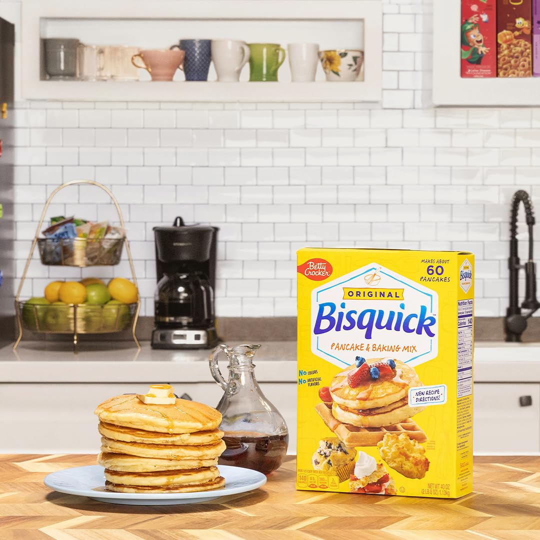 Betty Crocker Bisquick Original Pancake & Baking Mix, 40 oz.