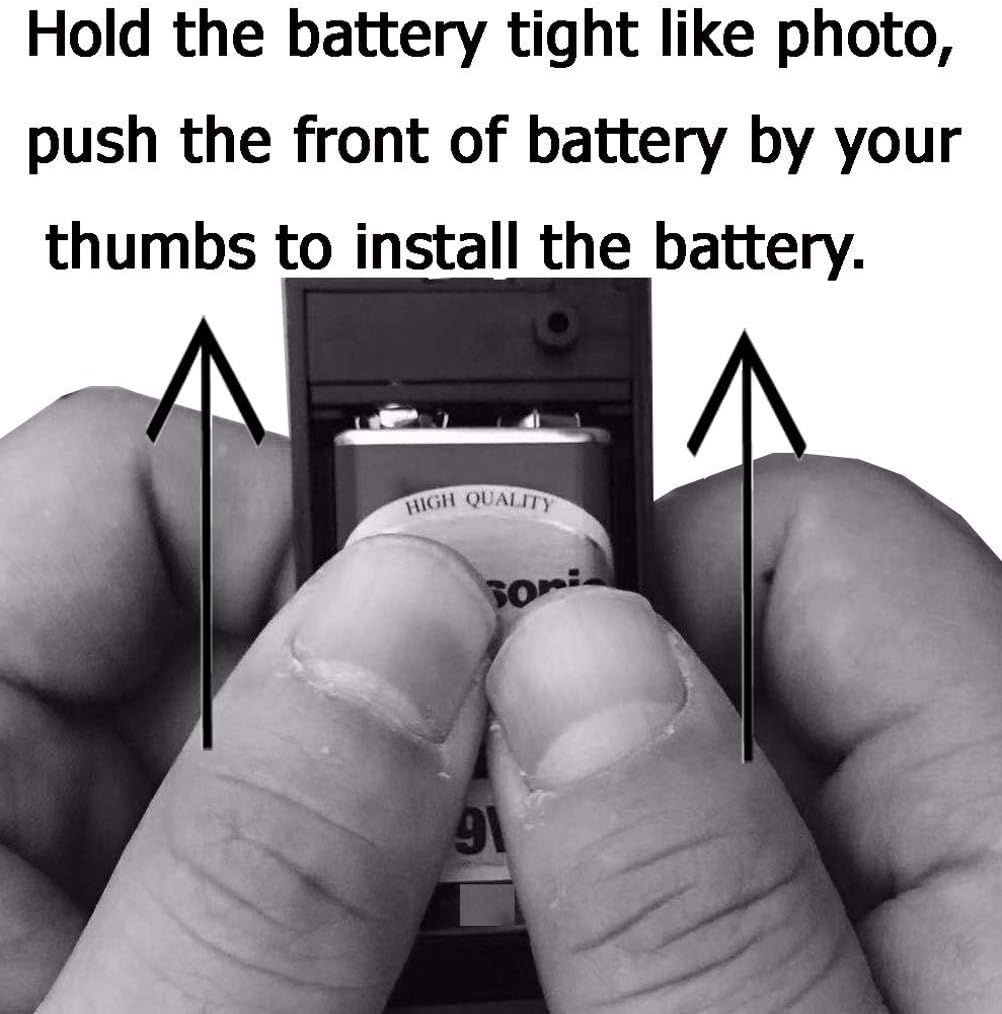 (Pack of 2) 9v Battery Holder, 9 Volt Battery Holder with Switch, 9v Battery Case with Switch