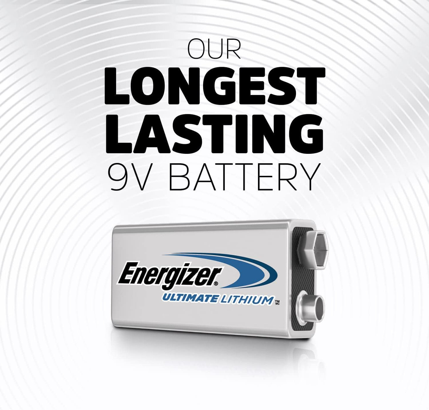 Energizer 9V Batteries, Ultimate Lithium, Original Version, 2 Count