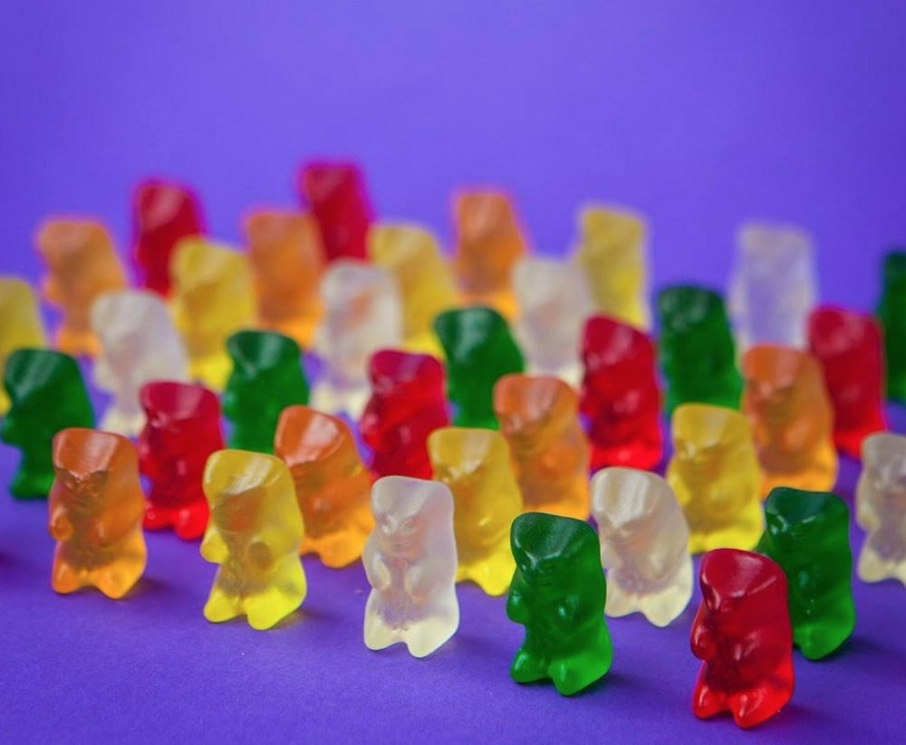 HARIBO Gummi Candy, Original Goldbears Gummy Bears, 3 Pound Party Size Bag, Delicious Soft & Chewy Sweet Snacks, Assorted Fruity Flavors