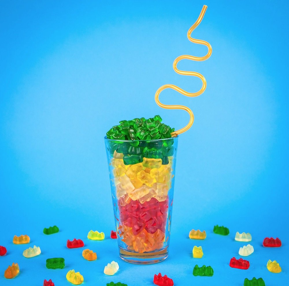 HARIBO Gummi Candy, Original Goldbears Gummy Bears, 3 Pound Party Size Bag, Delicious Soft & Chewy Sweet Snacks, Assorted Fruity Flavors