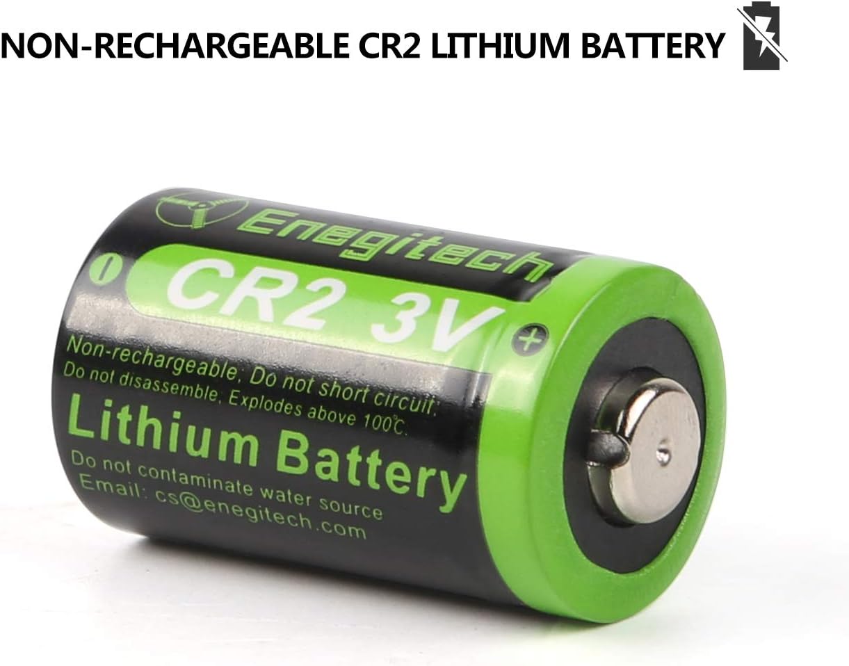 CR2 Batteries, 3V CR 2 Lithium Battery for Nest Temperature Sensor, Golf Rangefinder, Smart Switch Button Pusher, Instax Square SQ1/SQ6/SQ40 Non-Rechargeable (CR2 2 Pack)