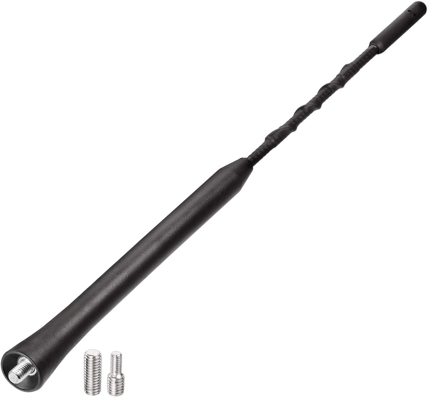 Bingfu Universal Vehicle Roof Mount Rubber Car Antenna Replacement Mast 9inch Compatible with Jeep Ford GMC Dodge Chevrolet Toyota Hyundai Infiniti Kia Nissan Chevy Mazda 3 Subaru Forester Vehicles