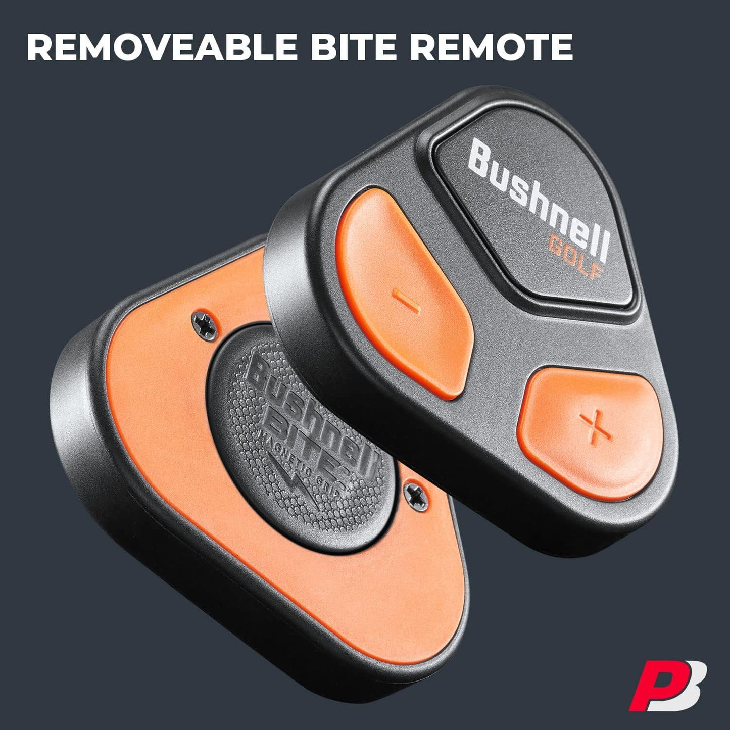 Bushnell Wingman View Golf Speaker Bundle - Easy-to-Read LCD Display, Bluetooth Music & Audible GPS Distances - Includes Wingman View & Protective Wingman Pouch