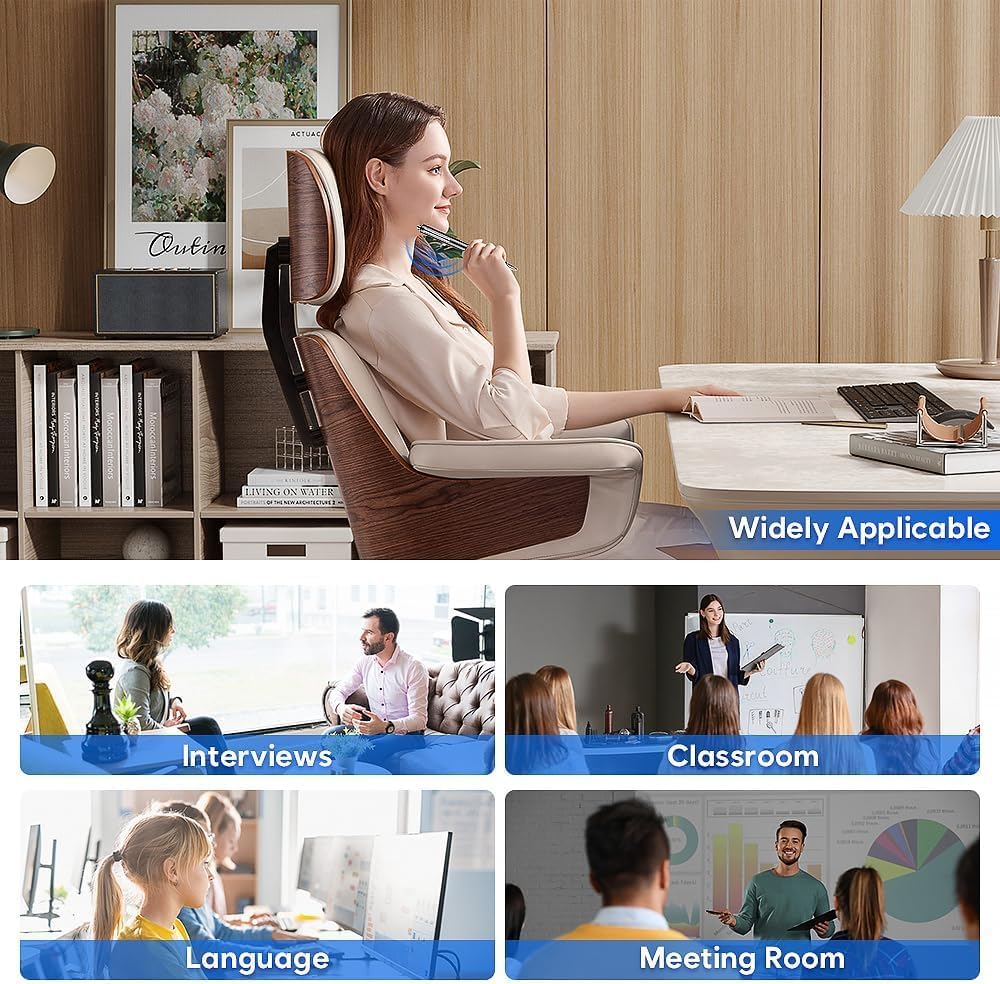 128GB Digital Voice Recorder - Voice Activated Recorder with Playback, Professional Audio Recorder for Lecture/Meeting/Course, Portable Audio Recorder Transfer File to Computer