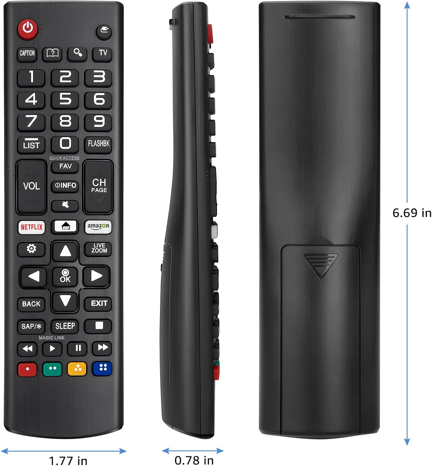 for LG Smart TV Remote Control Replacement,Universal for All LG OLED 3D Thinq TVs for AKB75095307 AKB75375604 AKB74915305 AK75675304 AKB76040302 AKB76037601 AKB75675313 with Battery
