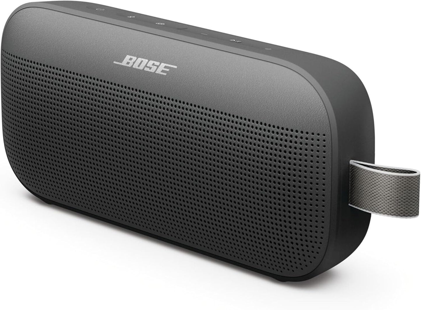 Bose New SoundLink Flex Portable Bluetooth Speaker (2nd Gen), Portable Outdoor Speaker with Hi-Fi Audio, Up to 12 Hours Battery Life, IP67 Waterproof and Dustproof, Black