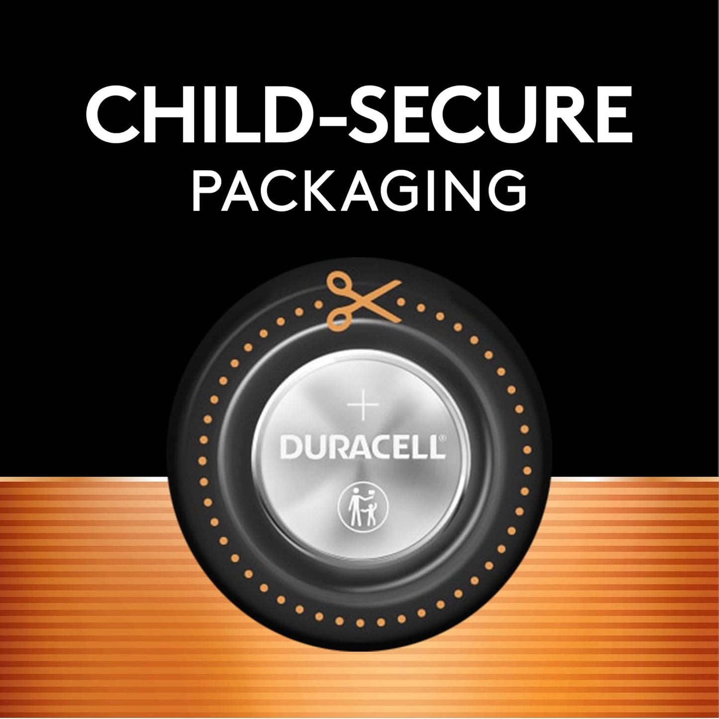Duracell CR2025 3V Lithium Battery, Child Safety Features, 4 Count Pack, Lithium Coin Battery for Key Fob, Car Remote, Glucose Monitor, CR Lithium 3 Volt Cell