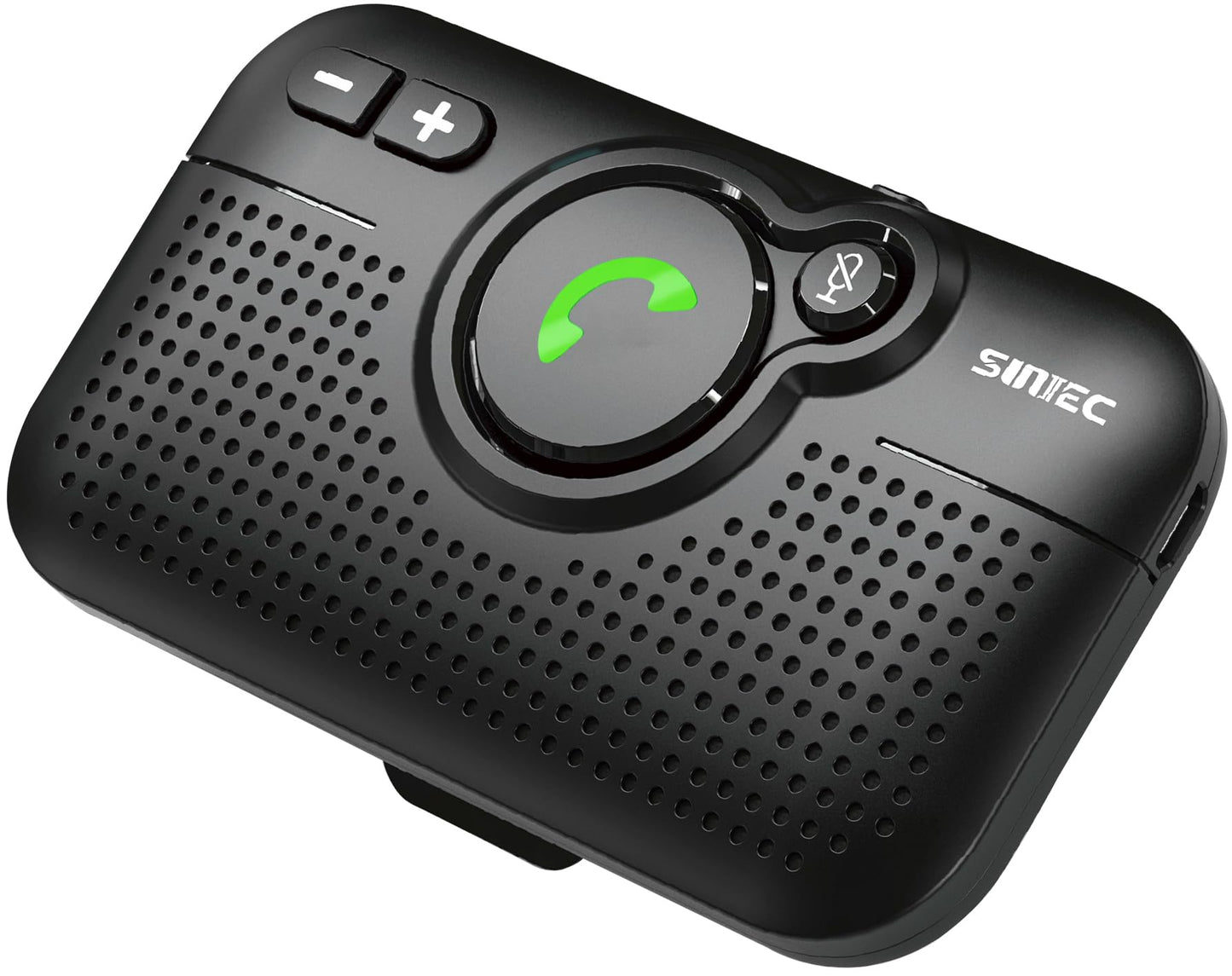 Bluetooth Car Speaker for Cell Phone, Handsfree Bluetooth Car Kit Motion AUTO ON Off Support Siri Voice Assistant Handsfree Speakerphone with Visor Clip - BC980P