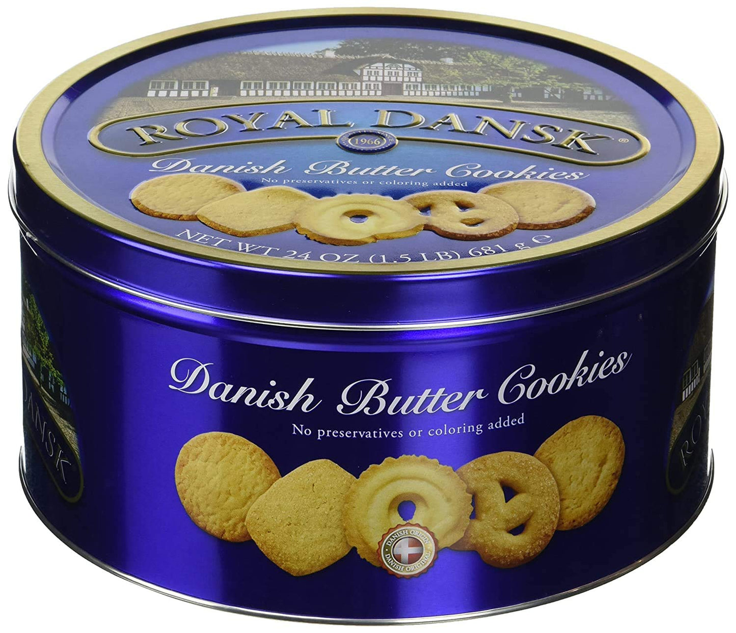 Royal Dansk Danish Butter Cookies, 24 Oz. (Pack of 1)