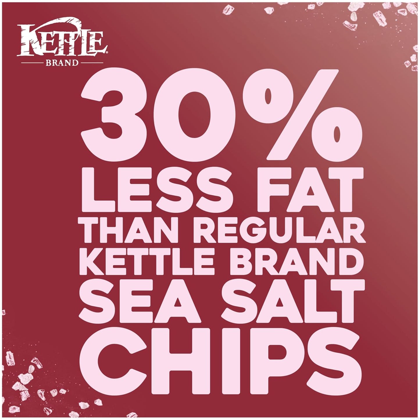 Kettle Brand Potato Chips, Air Fried Himalayan Salt Kettle Chips, 6.5 Oz Bag