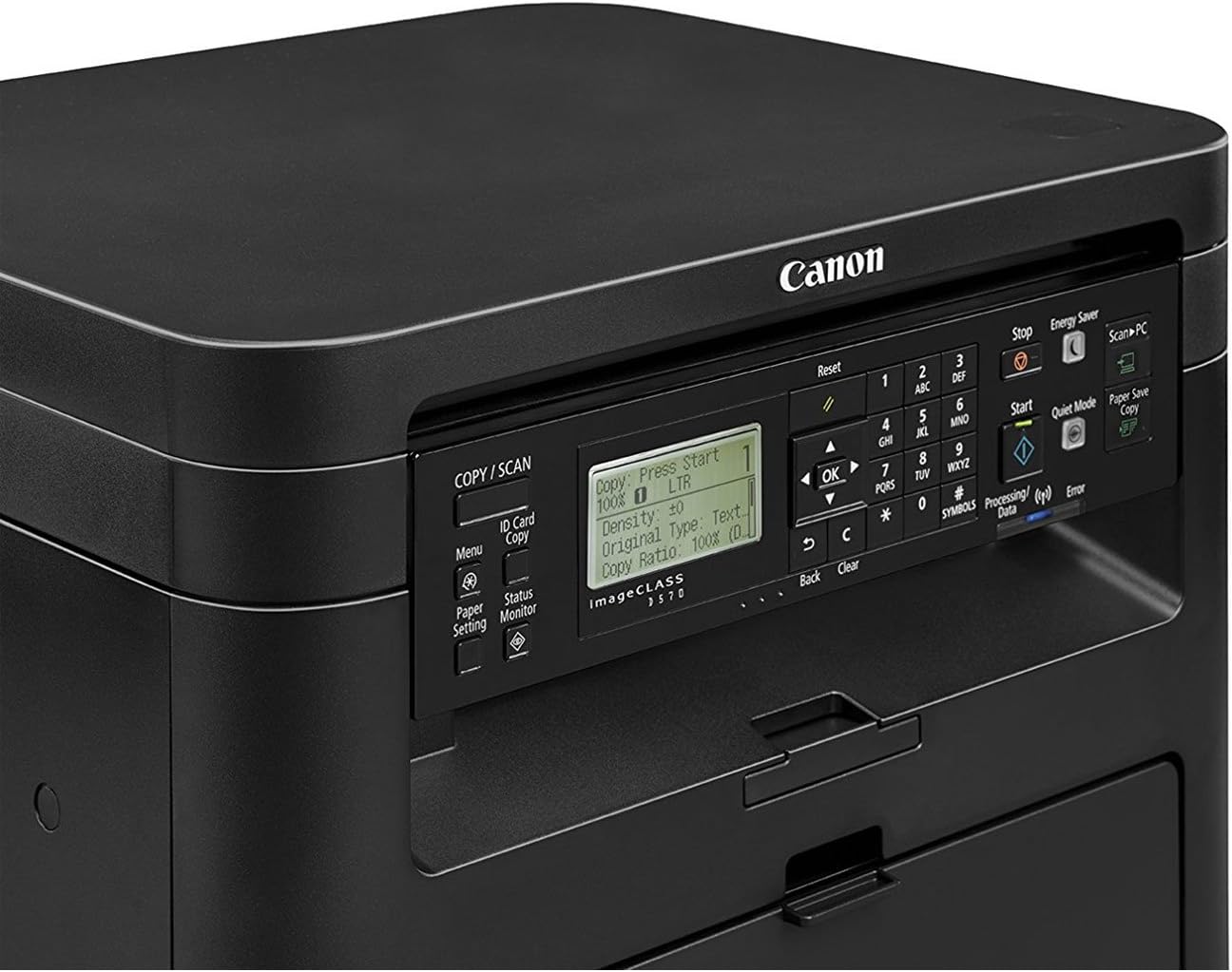 Canon Image Class D570 Monochrome Laser Printer with Scanner and Copier - Black