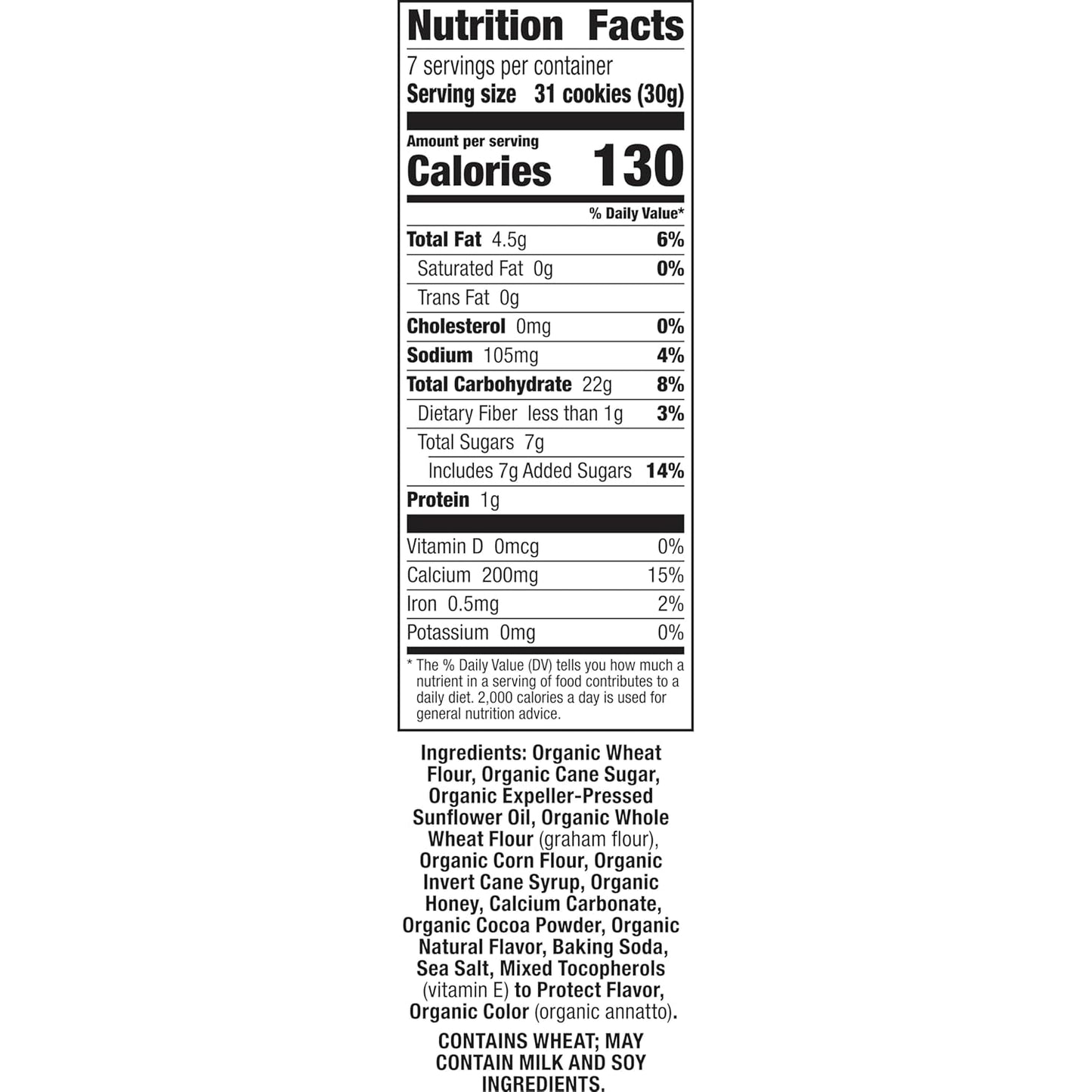 Annie's Organic Bunny Graham Snacks, S'mores, 7.5 oz. Box