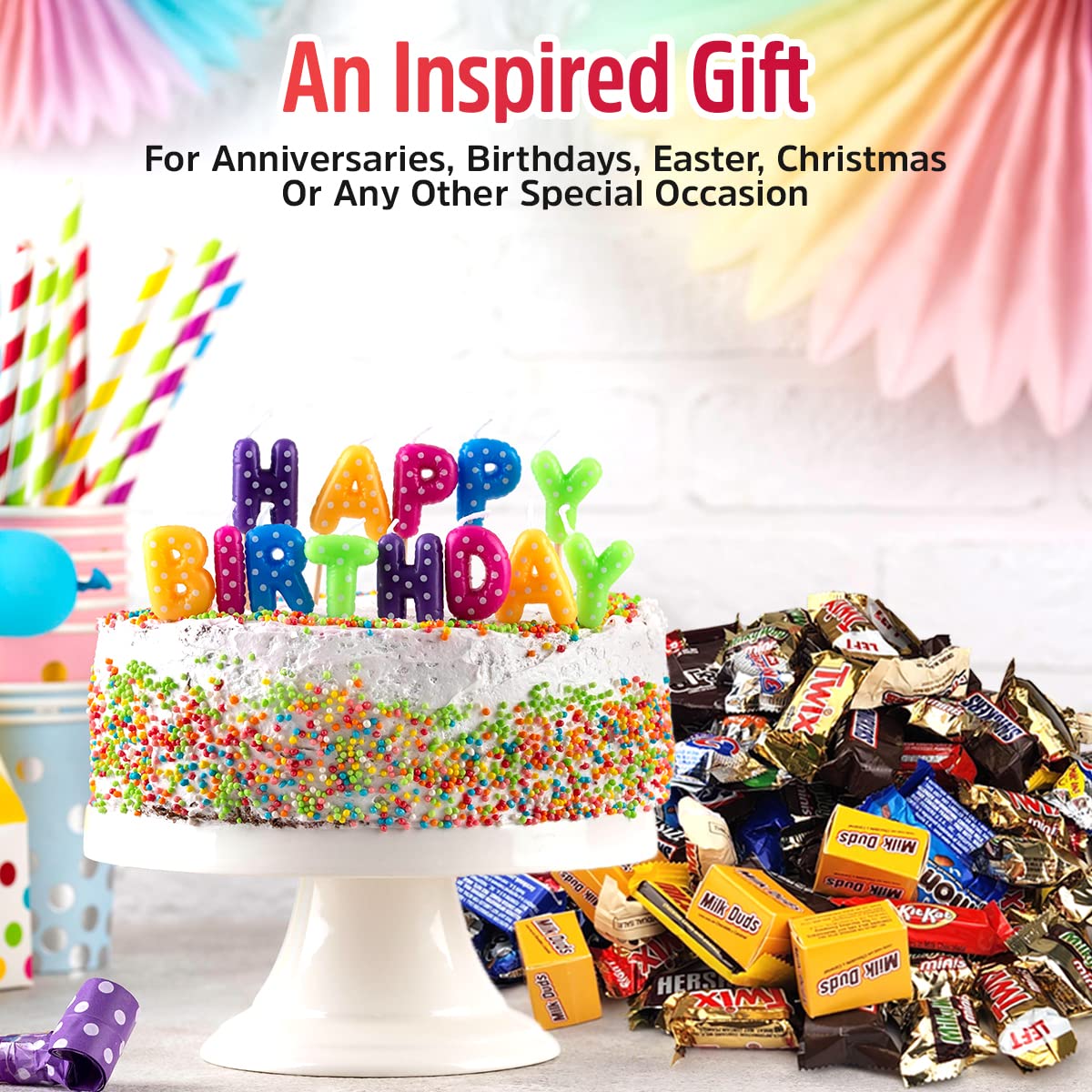 Chocolate Candy Variety Pack - Assorted Bulk Chocolate Mix - Movie Night Supplies, Gift, Snack Food Gift, Office Candy Assortment- Gift Bag for Birthday Party, Kids, College Students & Adults (5 LBS)