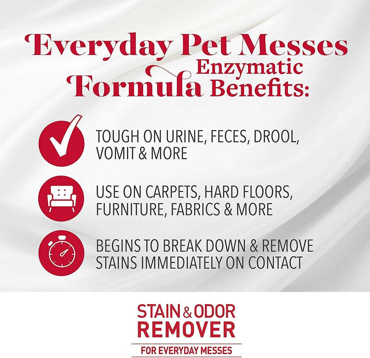 Nature's Miracle Stain and Odor Remover Dog, Odor Control Formula, Accushot Spray 1.33 Gal