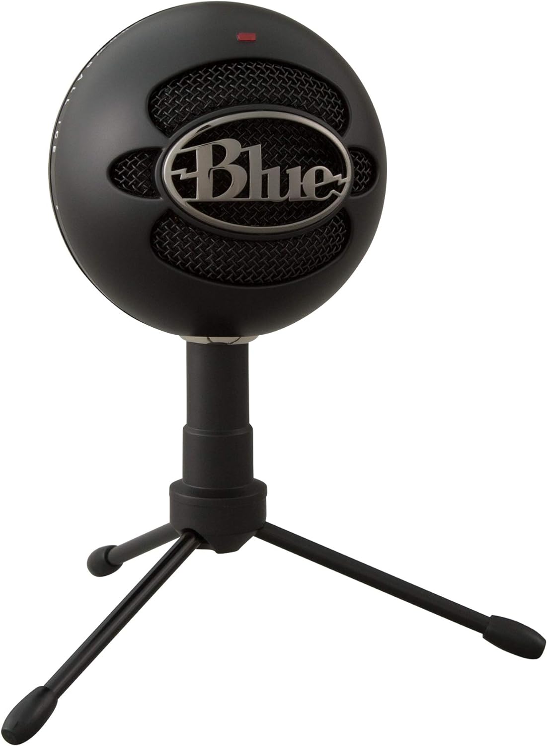 Blue Snowball iCE USB Microphone for PC, Mac, Gaming, Recording, Streaming, Podcasting, with Cardioid Condenser Mic Capsule, Adjustable Desktop Stand and USB Cable, Plug 'n Play - Black