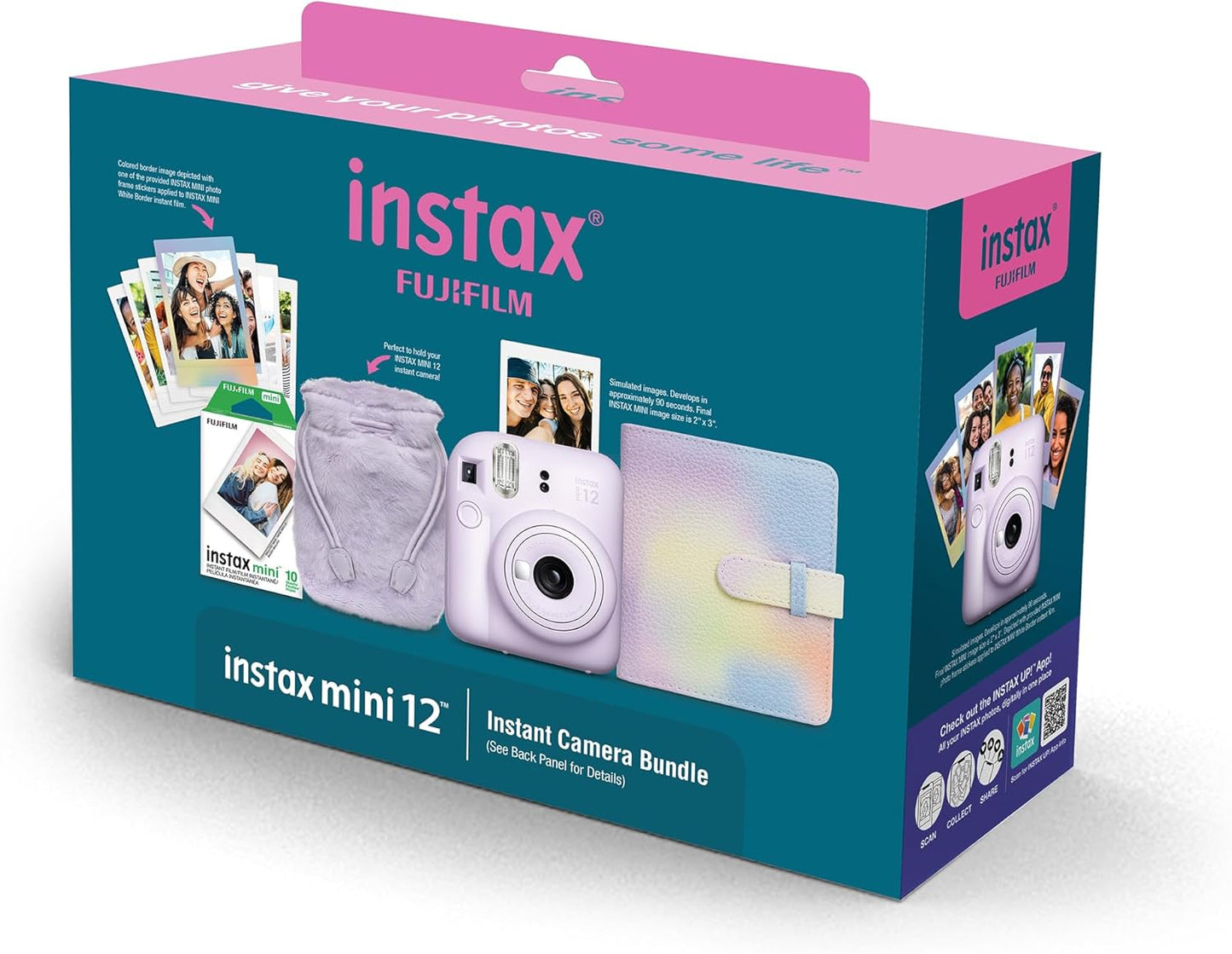 Fujifilm INSTAX Mini 12 Purple Holiday Bundle 2024