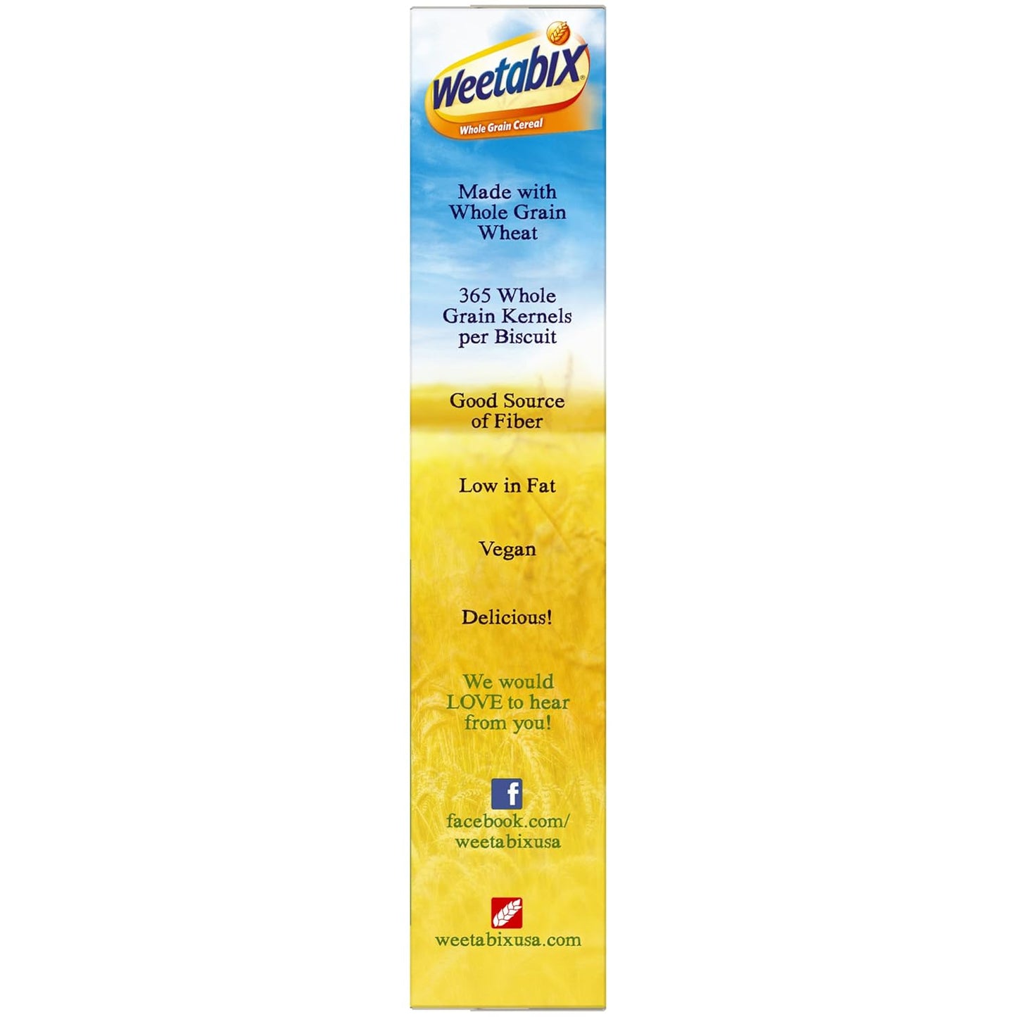 Weetabix Biscuits Whole Grain Cereal, Lightly Sweet Whole Grain Wheat Biscuits, Delicious as Part of Breakfasts or Snacks, 14 OZ Box