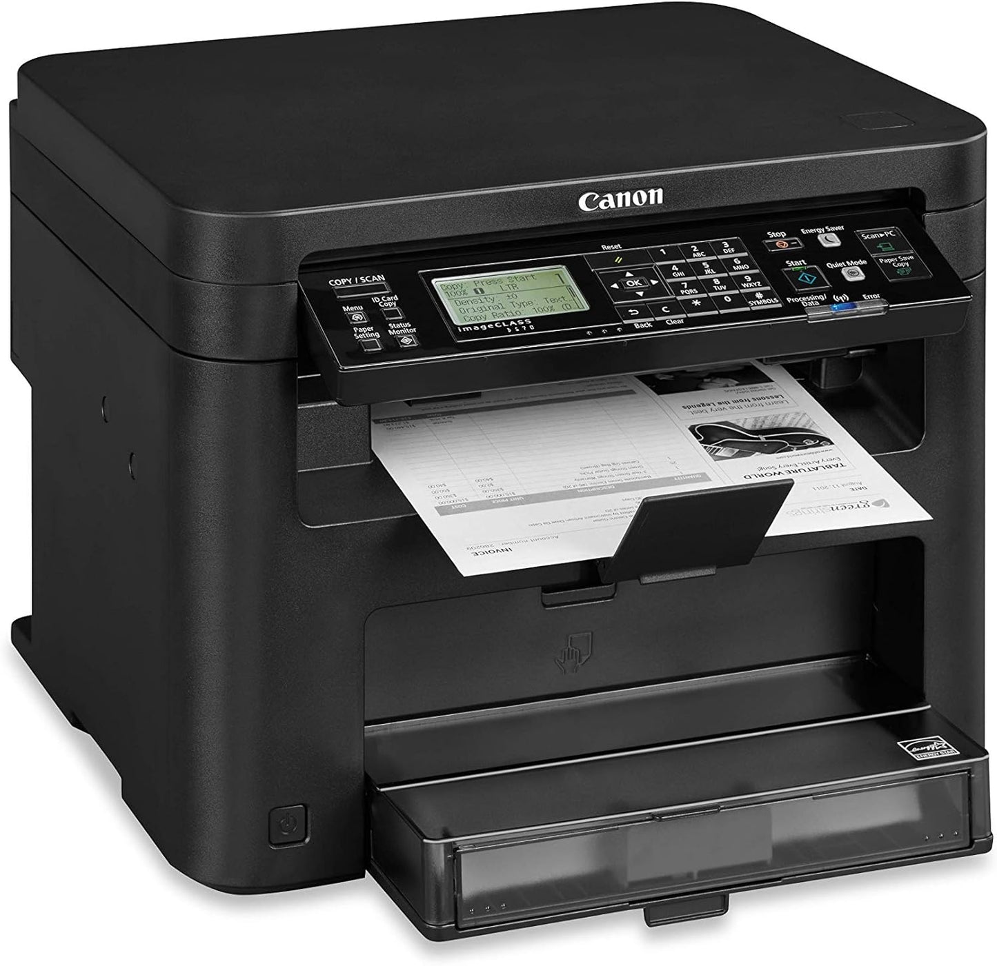 Canon Image Class D570 Monochrome Laser Printer with Scanner and Copier - Black