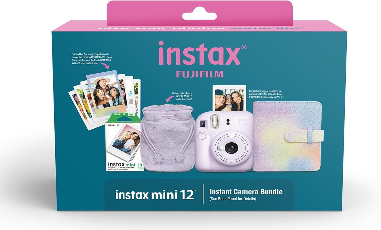 Fujifilm INSTAX Mini 12 Purple Holiday Bundle 2024