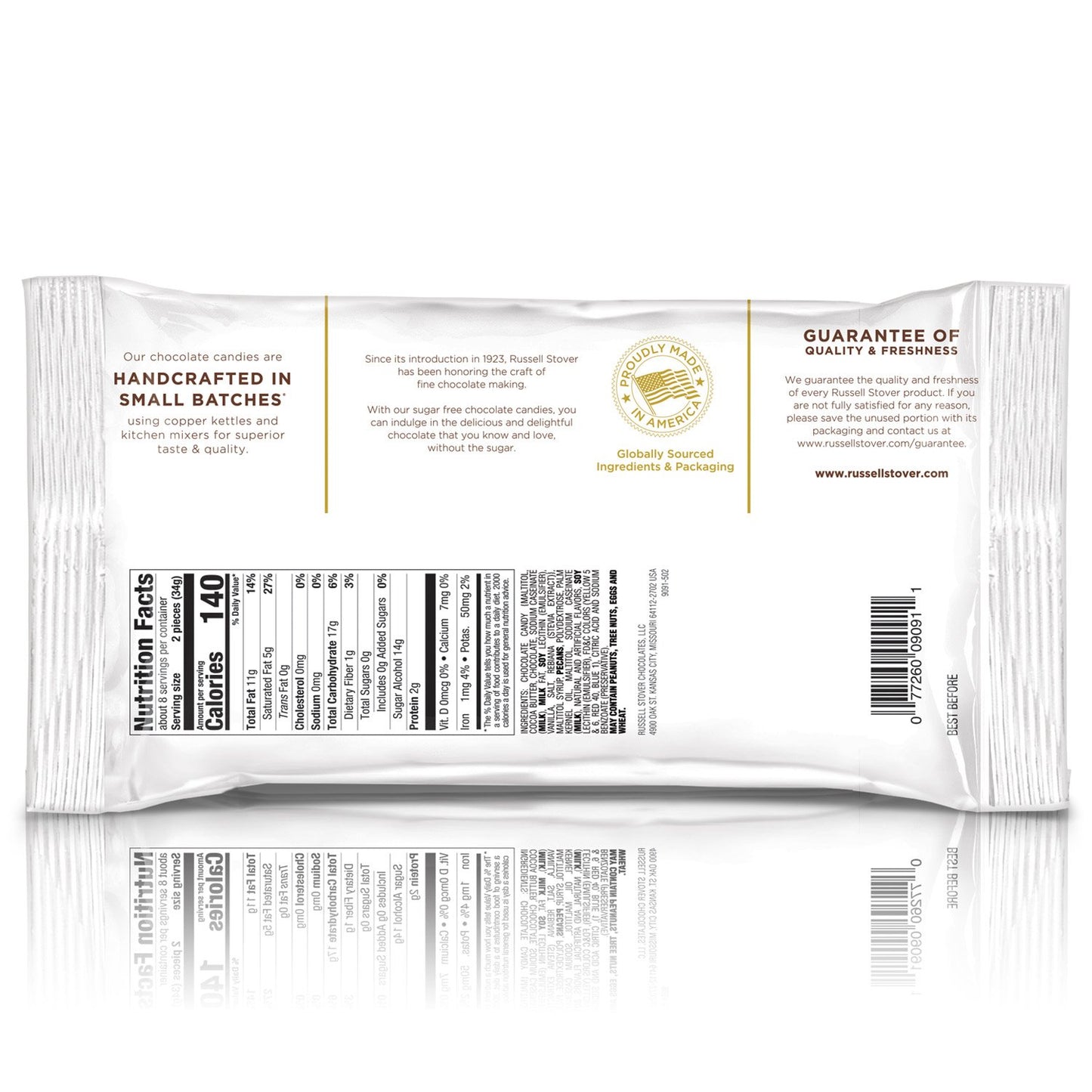 Russell Stover Sugar Free Pecan Delights with Stevia, 10 oz. Bag