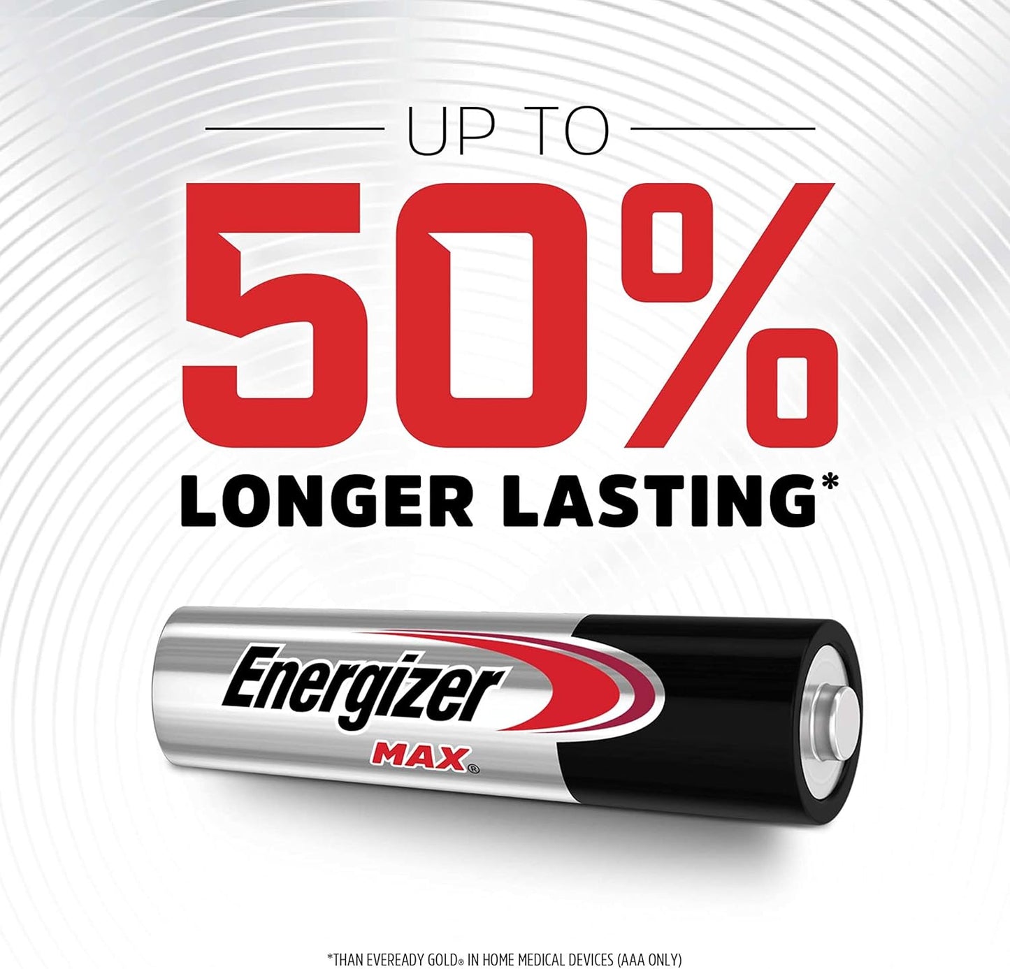 Energizer AAA Batteries, Max Triple A Alkaline, 4 Count