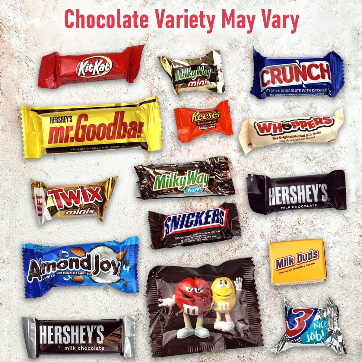 Chocolate Candy Variety Pack - Assorted Bulk Chocolate Mix - Movie Night Supplies, Gift, Snack Food Gift, Office Candy Assortment- Gift Bag for Birthday Party, Kids, College Students & Adults (5 LBS)