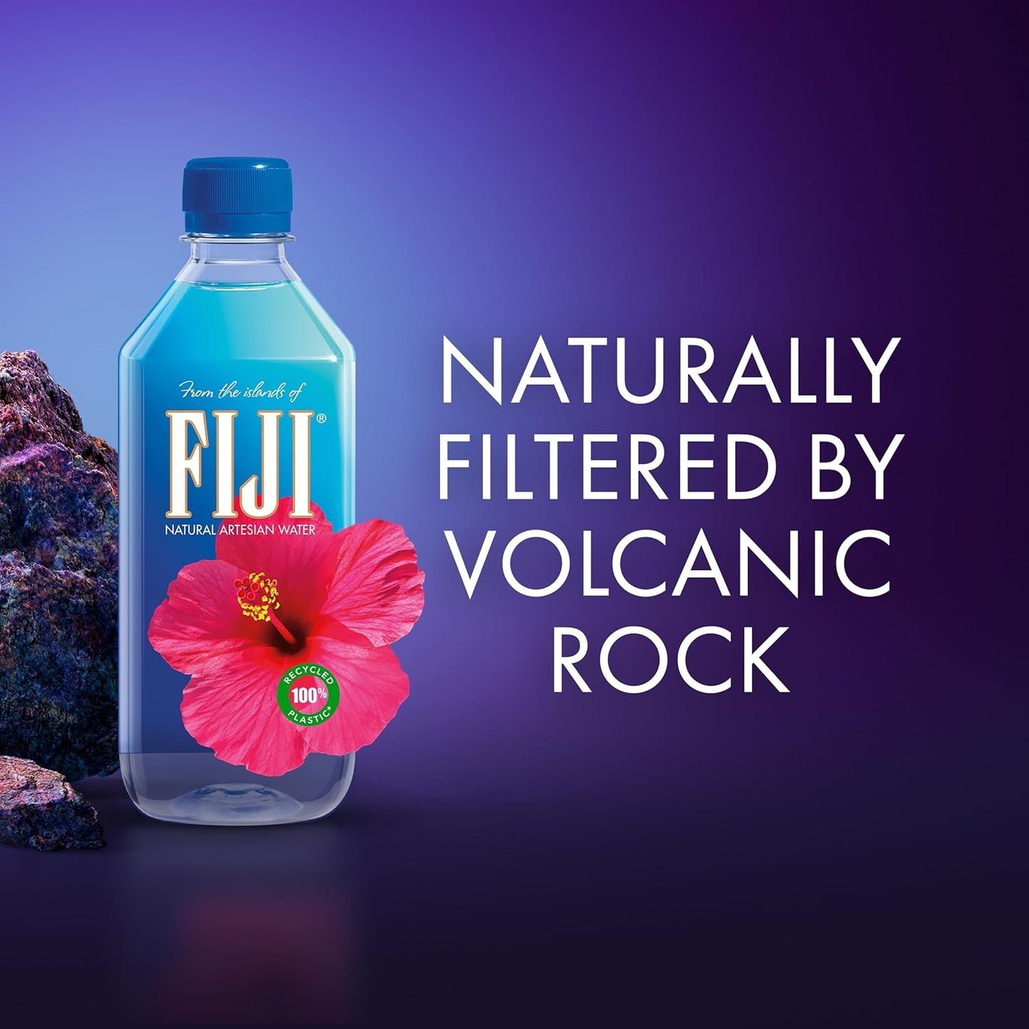 FIJI Natural Artesian Bottled Water 500 mL / 16.9 Fl Oz, 6 Count (Pack of 4)