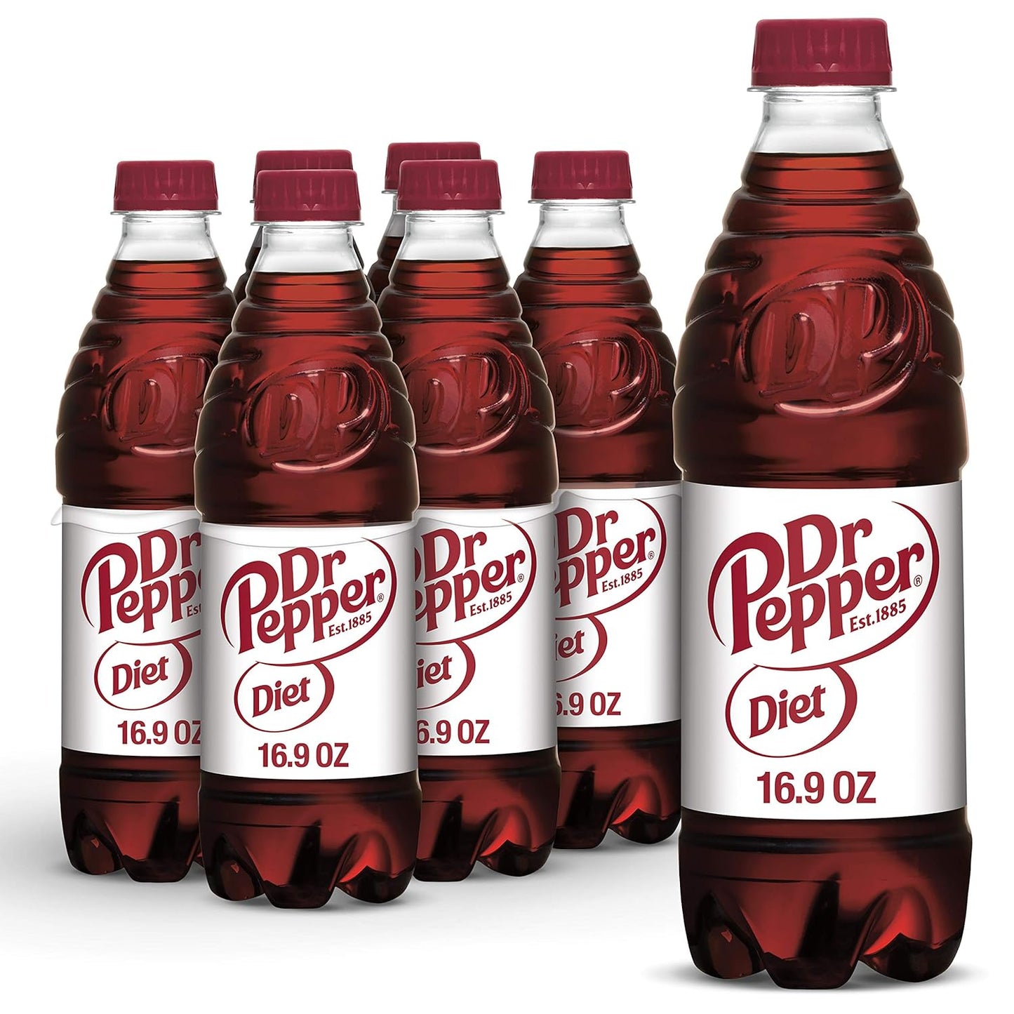 Diet Dr Pepper, .5 L bottles (Pack of 6)